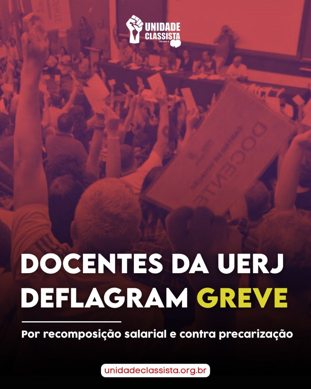 DOCENTES DA UERJ DEFLAGRAM GREVE POR RECOMPOSIÇÃO SALARIAL E CONTRA PRECARIZAÇÃO